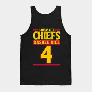 Kansas City Chiefs Rashee Rice 4 American Football Tank Top